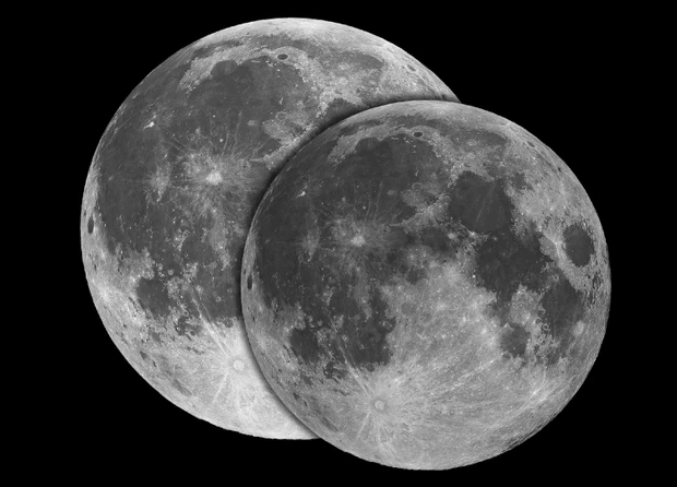 月球直径对比